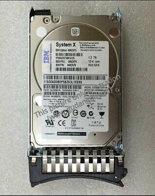 IBM 1.2-TB 10K 6G 2.5 SAS G2HS HDD, Opt 00AD075, Fru 00AD076, PN 00AD079